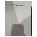 Turella 63" Brown Rectangle Wood Console Table