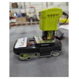 Ryobi 18v 2 ah battery and charger