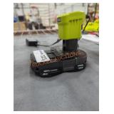 Ryobi 18v 2 ah battery and charger