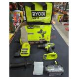 Ryobi 18V 1/2" Hammer Drill Kit
