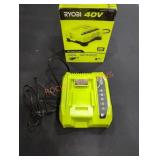 Ryobi 40V Rapid Charger (Grade: A)