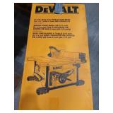 Dewalt 8-1/4" Table Saw W/ 24-1/2" RIP Capacity