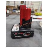 Milwaukee M12 xc 4 ah battery