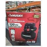 Husky 3 gal air compressor