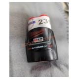 Milwaukee M12 cp 3 ah battery