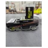 Ryobi 18v 2 ah battery