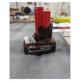 Milwaukee M12 xc 6 ah battery
