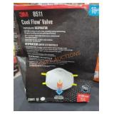 Cool flow valve respirator