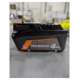 Ridgid 18v 4 ah battery