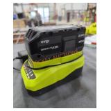 Ryobi 18v 4 ah battery and charger