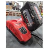 Milwaukee M18 high output hd 12 ah batt & charger