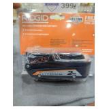 Ridgid 18v 2 ah battery