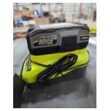 Ryobi 18v edge 4 ah battery and charger