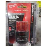 Milwaukee M12 cp 2.5 ah battery