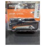 Ridgid 18v 2 ah battery