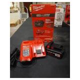 Milwaukee Rapid Charger and Battery