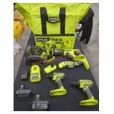 Ryobi 18V 6-Tool Combo Kit (Grade: B+)
