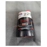 Milwaukee M12 2 ah battery