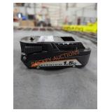 Ridgid 18v 1.5 ah battery