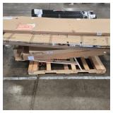 72in. Workbench, wood blind, 96in fridge panel