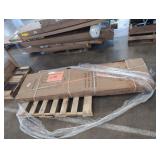 Brushed Gold 36"x36"x76" Shower Door