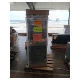 72in tall black metal cabinet