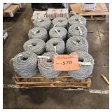 Barb wire rolls 12xTHE BID