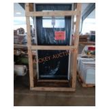 34in black 4 lite rite hand exterior door