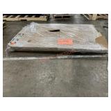 45ï¿½ wide black fence