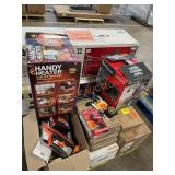 Tools, Christmas Trees, Heaters, Chairs, Tile