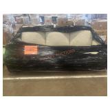 96ï¿½ cream 3-seat sofa