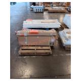 Orange and neon green safety fence