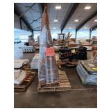 36in wooden 2 lite door