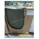 24" x 30" green wall cabinet