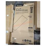(2) Metalux 2ft x 4ft Recessed LED Panels