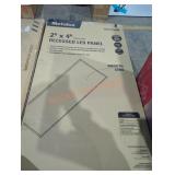 Metalux 2 ft x 4 ft recessed led panel