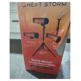 Heat storm quick mount infrared heater