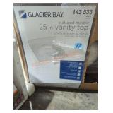 Glacier Bay Cultured Marble 25" Vanity Top