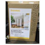 50L Stainless Steel Semi Round Step Can