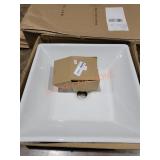 16"x16" Pedestal Sink TOP ONLY