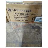 4 CE T Bar Grid Light Kits , 2