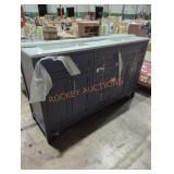 60" blue bathroom vanity