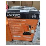 Rigid 1/3 HP Sump Pump
