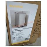 Stylewell 10l stainless steel slim step can