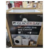 24" Utility Sink and Cabinet