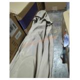 Brown patio umbrella