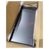 Black Metal Shelves Set of 2