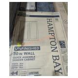 Hampton Bay 30" unfinished wall cabinet