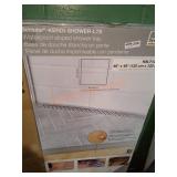 48" Waterproof Sloped Shower Tray