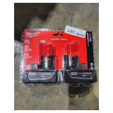 Milwaukee M12 Battery 2 Pack